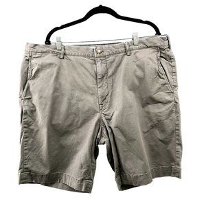 Polo Ralph Lauren Chino Shorts Mens Size 42T Tall Taupe Stretch Classic Fit